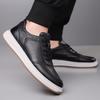 Fashion Sneakers Mens Dress Shoes Retro Male Leather Business Male Baroque Footwear Casual Outdoor Mens Oxford Footwear