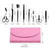 8-piece eyebrow grooming kit with eyebrow shaper, eyebrow pencil, and tweezers for women and men, complete set