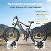 Electric Bike - Maxturn MX1-BLACK - 500 W Motor - 48V 13Ah Battery - Range 80–100 Km - 26" Wheels