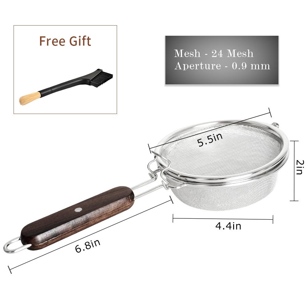 

Coffee Roasting Net Household Handheld Filter Stainless Steel Roasting Bean Net Appliance Coffee Shop Household Tool
