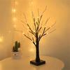 60CM Birch Tree Light Warm White USB Battery Power Holiday Decorative Tree Christmas Halloween Easter Gift