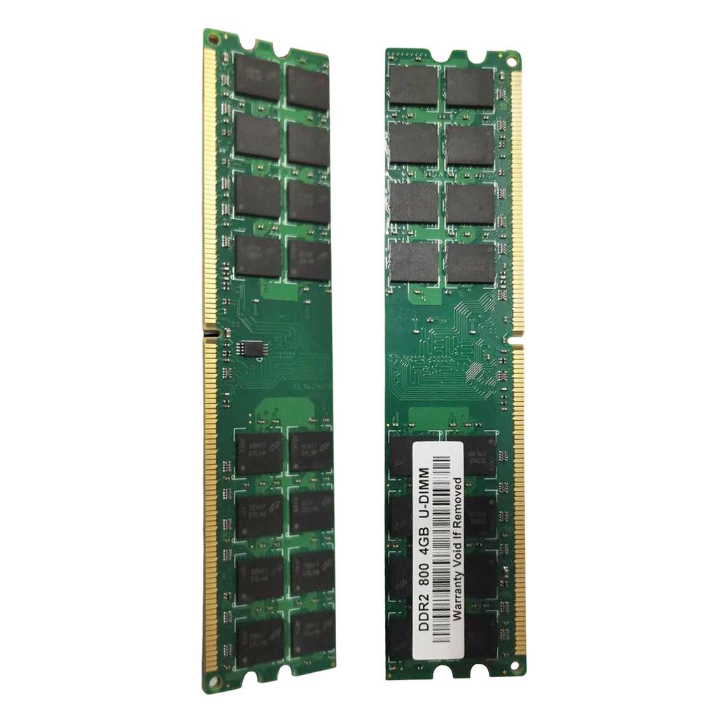 DDR2 Desktop Memory Bar 240Pin 4GB RAM 800MHZ Data Transmission Circuit Module Board Replacement for AMD Motherboards
