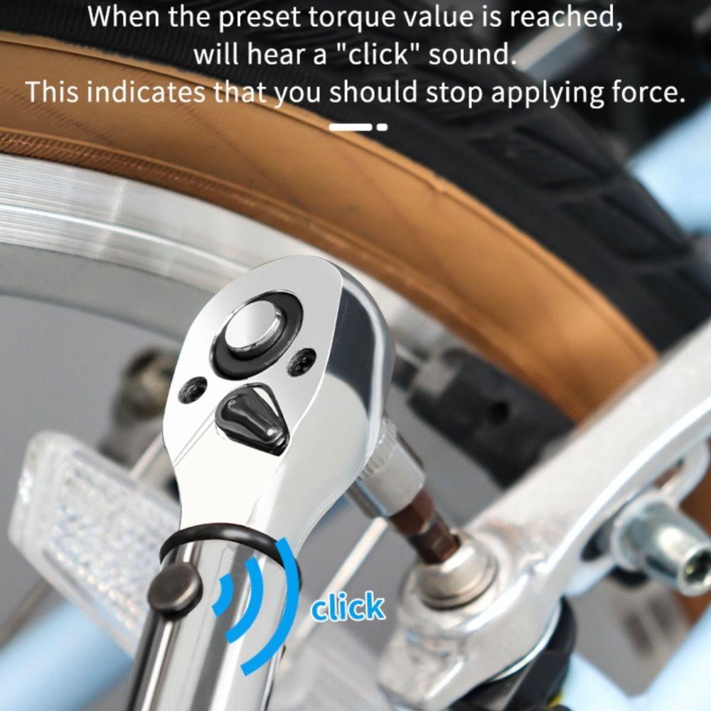 Double-direction Ratchet Torque Wrench 1/4 Inch Ratchet Torque Wrench Set  Mountain Bike