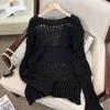 Spring Korean Style Loose Pullover Knit Sweater for Women