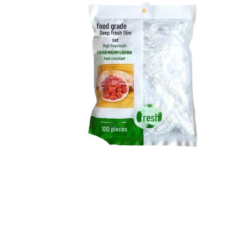 Elastic Food-Grade PE Bowl Covers, Economical Disposable Fresh-Keeping Film Set