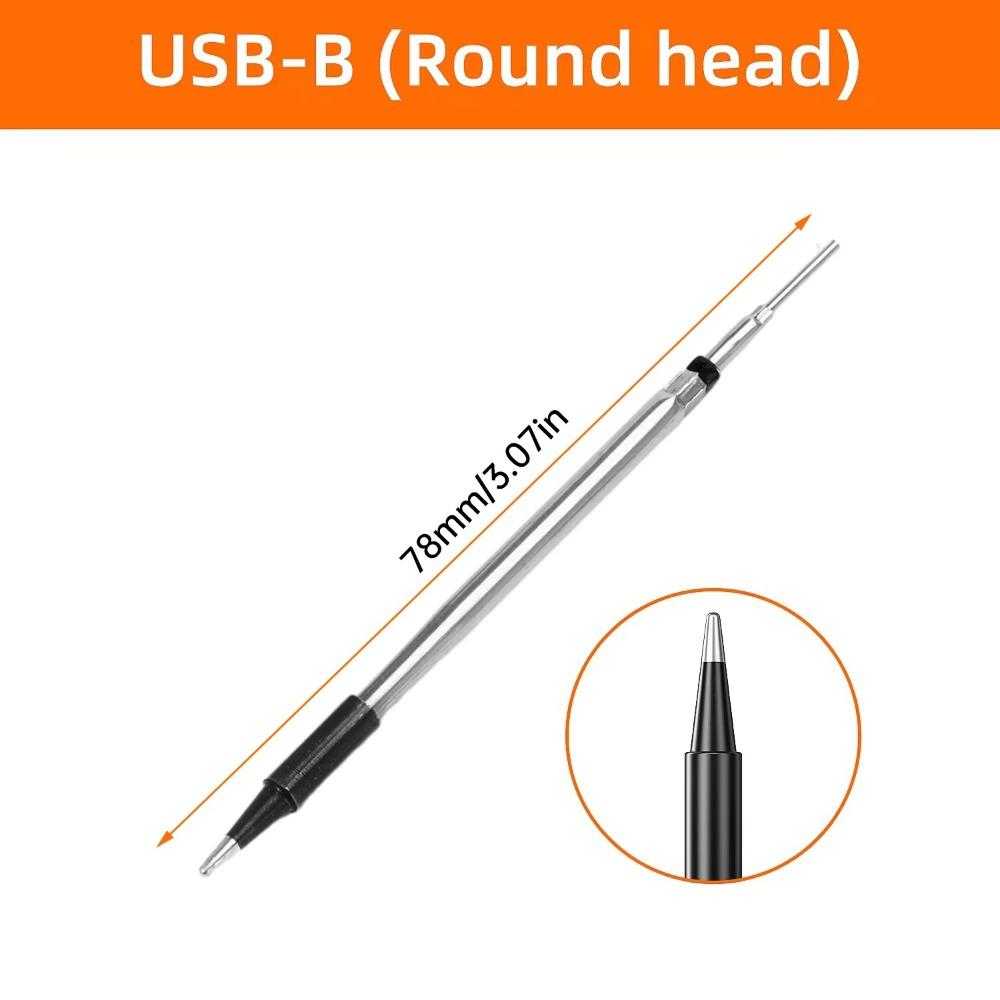 Replacement Core Soldering Iron Tip Kits Horseshoe Tip Solder Welding Tip New Soldering Iron Tool