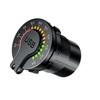 4.8A 12V Car Boat Dual USB Fast Charger Adapter Power Outlet Socket w/ Voltmeter