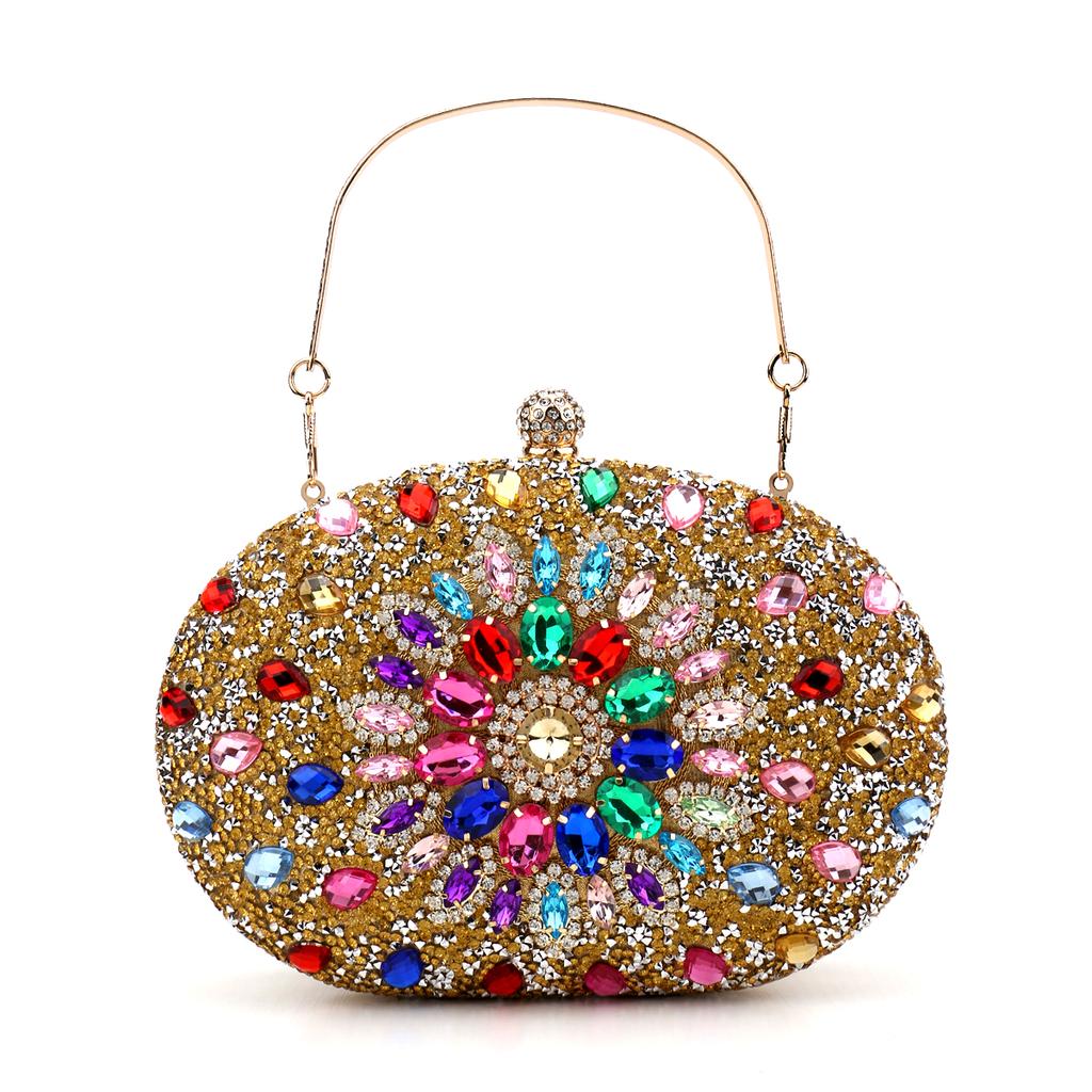 Diamond Women Luxury Clutch Evening Bag Wedding Crystal Ladies Cell Phone Pocket Purse Female Wallet for Party Quality Gift