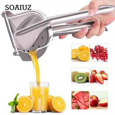 Zware Metalen Citroenpers - Eenvoudige Handmatige Citruspers Juicer Ergonomisch & Duurzaam voor Vers Sap Appelpers Voor Restaurant