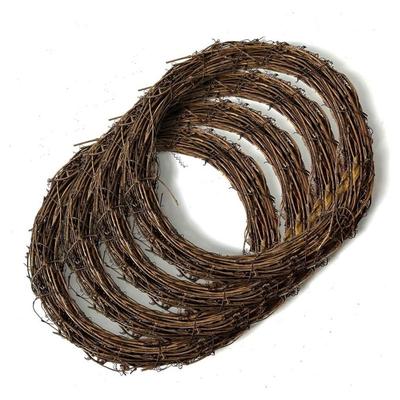 BAAJ-4-Pack 12 Inch Natural Grapevine Wreaths, Wedding And Party Decorations For DIY Christmas Crafts, Front Door Wall Hanging