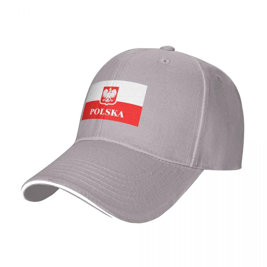 Polen Poland Polsk Flagga Vandring Basebollkepsar Herr Personlig Kvinna Strand Solhatt Trucker Keps