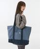OHESHIO Vintage Floral Tote Bag, Blue