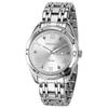 PINDOWS Men's Analog Quartz Watch with Day Date Display Stainless Steel Band Daily Water Resistance