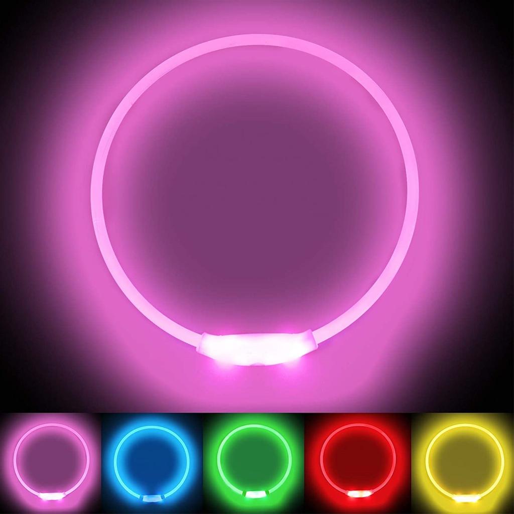 Pet Collar LED Dog Flashing Light-up Collar For Small Medium And Large Dogs