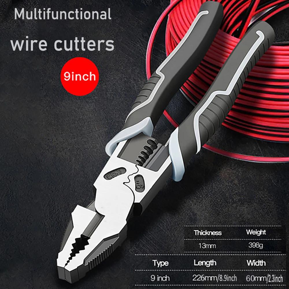 Universal Multifunctional Pliers Set - Diagonal & Needle Nose Wire Cutters for Electrician Hardware Repair Tools