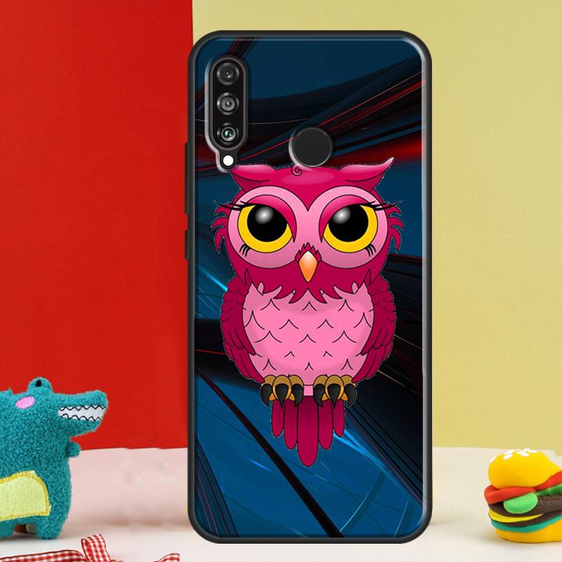 Fashion Cartoon Owl For Huawei Nova 5T 9 10 SE 12i 12s 11i Y91 Y90 Y60 Y70 Y72 Y61 P60 P30 Pro P20 P40 Lite Case