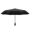 Automatic Men's Umbrella Wooden Handle  Large Double Umbrella Windproof Reinforced Rain Umbrella Car Folding Wind-resistant Gift