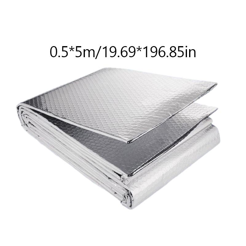 Radiator Heat Reflector Back Foil Heat Reflective Length 5M Heat Energy Saving Film Pad Aluminum Film with Sticker Heat 50Cm*5M