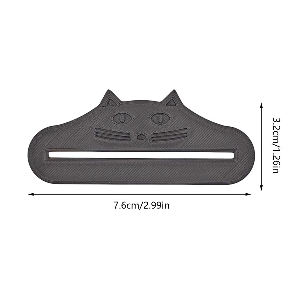 1pcs Cat Food Pouch Squeezer 3D Printing Pouch Squeezer Dispenser Cat Strip Feeder Spoon Squeezing Tool For Liquid Pet Food