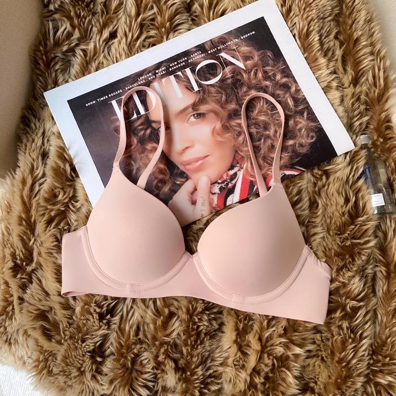 Popular Seamless Girl's Push-Up Shaping Bra - Soft, Thin, Anti-Sagging, and Underwired.