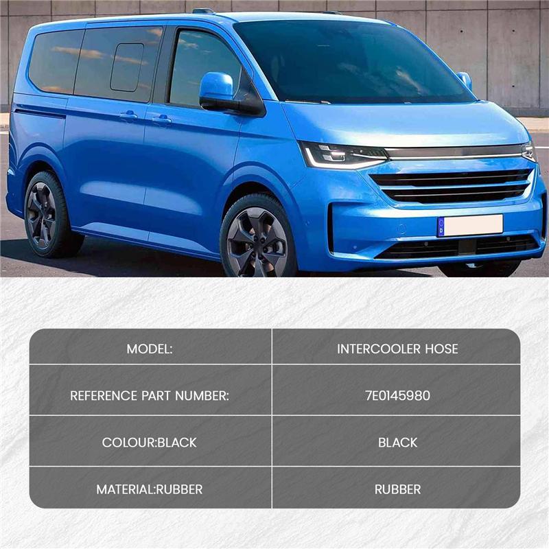 

Intercooler Booster Air Intake Radiator Hose Pipe For VW TRANSPORTER 7E0145980 7E0 145 980 чорний