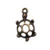 Turtle Charms Antique Bronze Silver Pendants For Animal Themed Jewelry Making