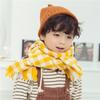 Schal für Kinder, koreanische Mode, karierte Quastenschals und Tücher, für Jungen und Mädchen, Herbst und Winter, dicke, warme Kaschmirschals