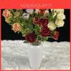 Romantic Wedding Artificial Rose Bouquet With Silk Flowers For Event Decor And Photography Props