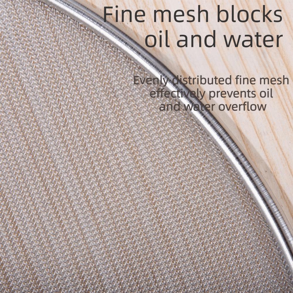 Fine Mesh Grease Splatter Screen Oil Splash Protection Grease Guard Splatter Guard  Kitchen Pots
