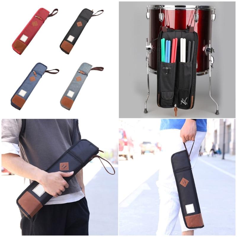 Music Drum Sticks Pouch Drumsticks Bag Drum Sticks Case Perfect for Music Enthusiasts and Studio Recording Session