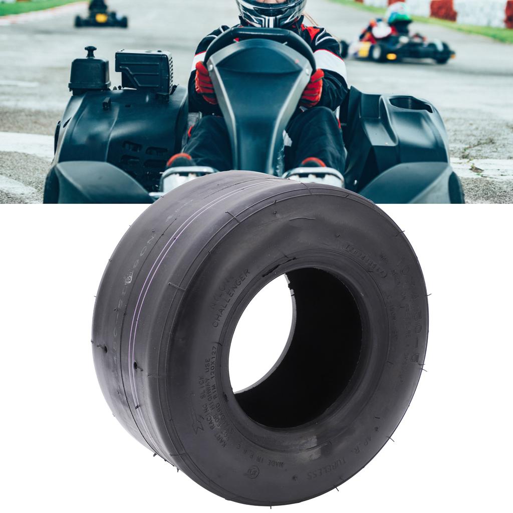 Kart Schlauchlosreifen 10x4.50?5 Hochfeste Vakuum-Ersatzreifen für Kart-Vorderrad