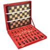 Staunton Inspired Deluxe Schachspiel aus Metall, 12 Zoll, Gold/Schwarz