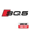 3D ABS Auto Body Rear Trunk Decoration Sticker Car Styling Emblem Decal Refit Accessories For Audi RS RSQ3 RSQ5 RSQ7 SQ3 SQ5 SQ7