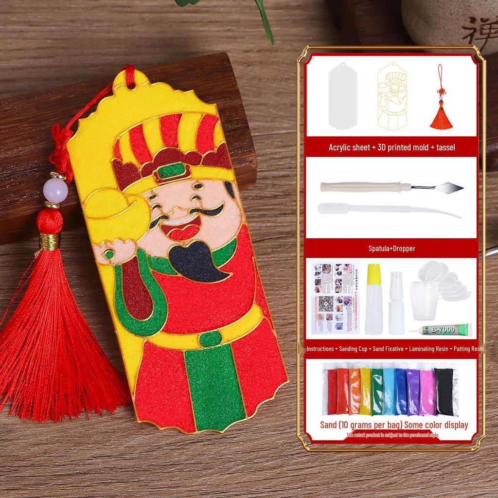 Cloisonné Enamel Bookmark Kit - Jingtai Blue Mid-Autumn Craft Activity