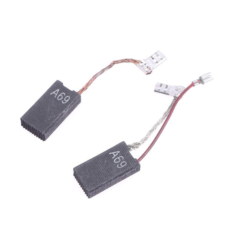 2PCS 1617014135 Carbon Brushes for GBH5-40DE GBH7-45DE Impact Drill Replacement 12.5x6.4x25.2mm