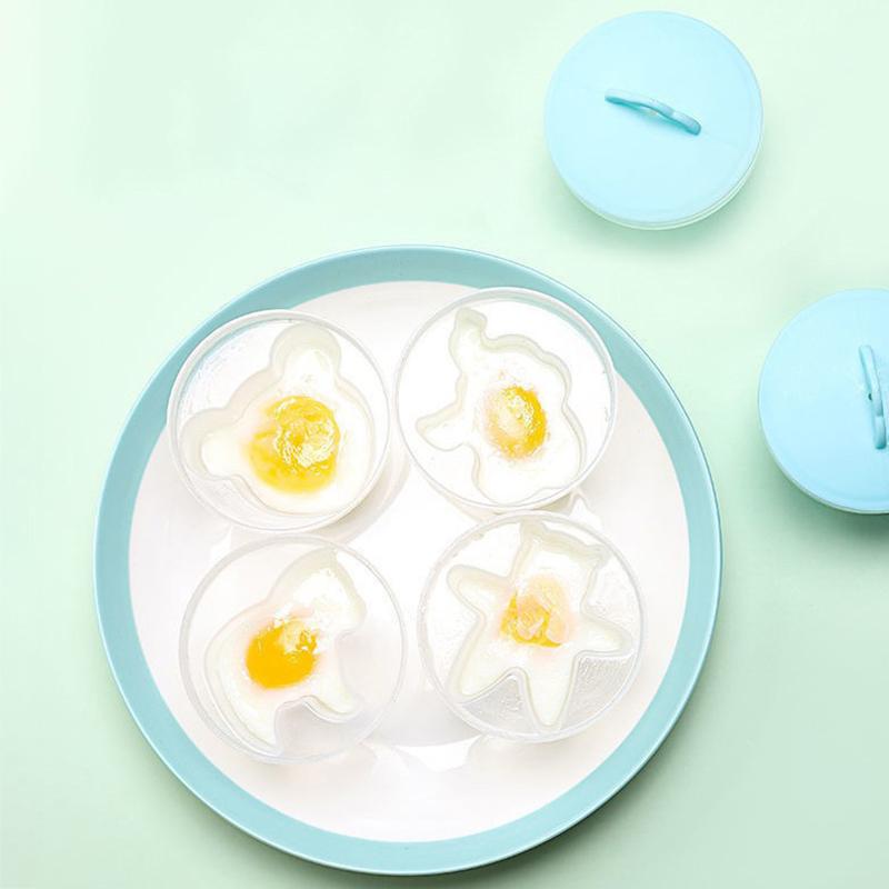 1 szt. Słodkie narzędzia do gotowania jajek, forma do jajek, nieprzywierająca plastikowa forma do gotowania jajek, kłusownik do pieczenia dla dzieci, kawaii akcesoria kuchenne