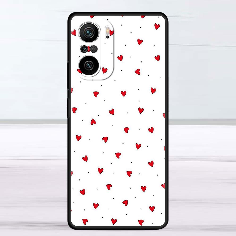 

Чехол для Xiaomi Redmi Note 11 9S 10 9 8 7 9A 9C 9i K40 8T 10C 9T K50 силиконовый чехол для телефона LOVE Heart Redmi K50 Gaming