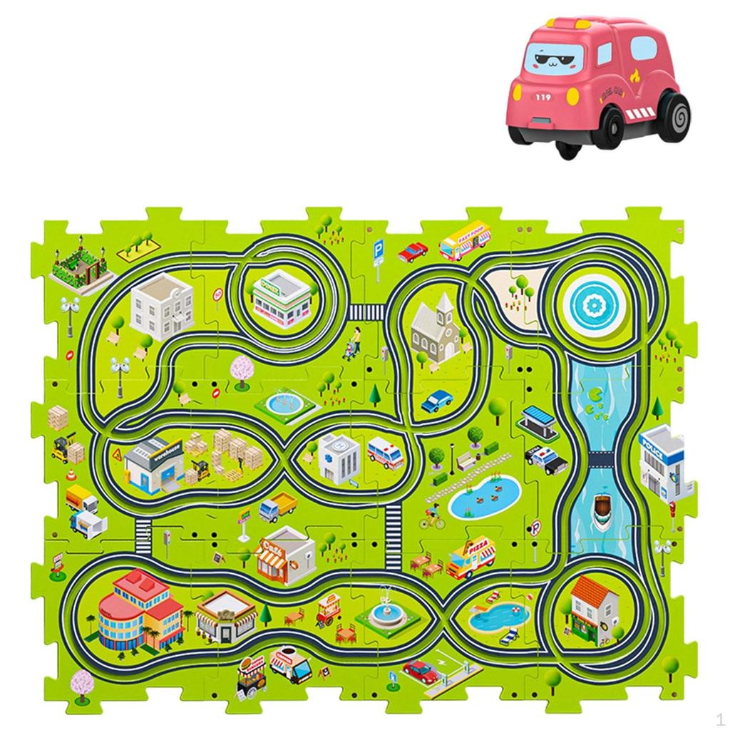 Cars, Slot Rail Toys for Car Construction Toys, Puzzle Game