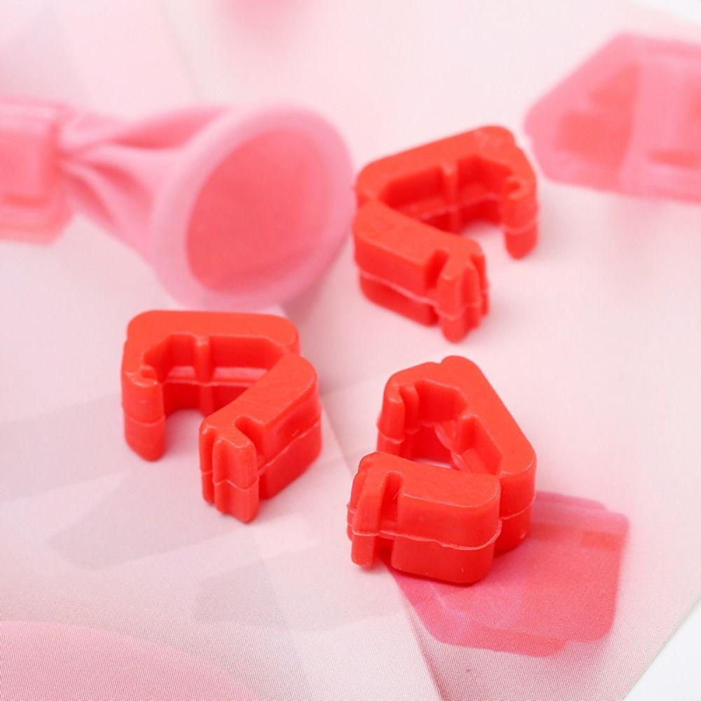 100pcs Plastic Material Balloon Sealing Clips Colorful Balloon Decoration Accessories  Wedding
