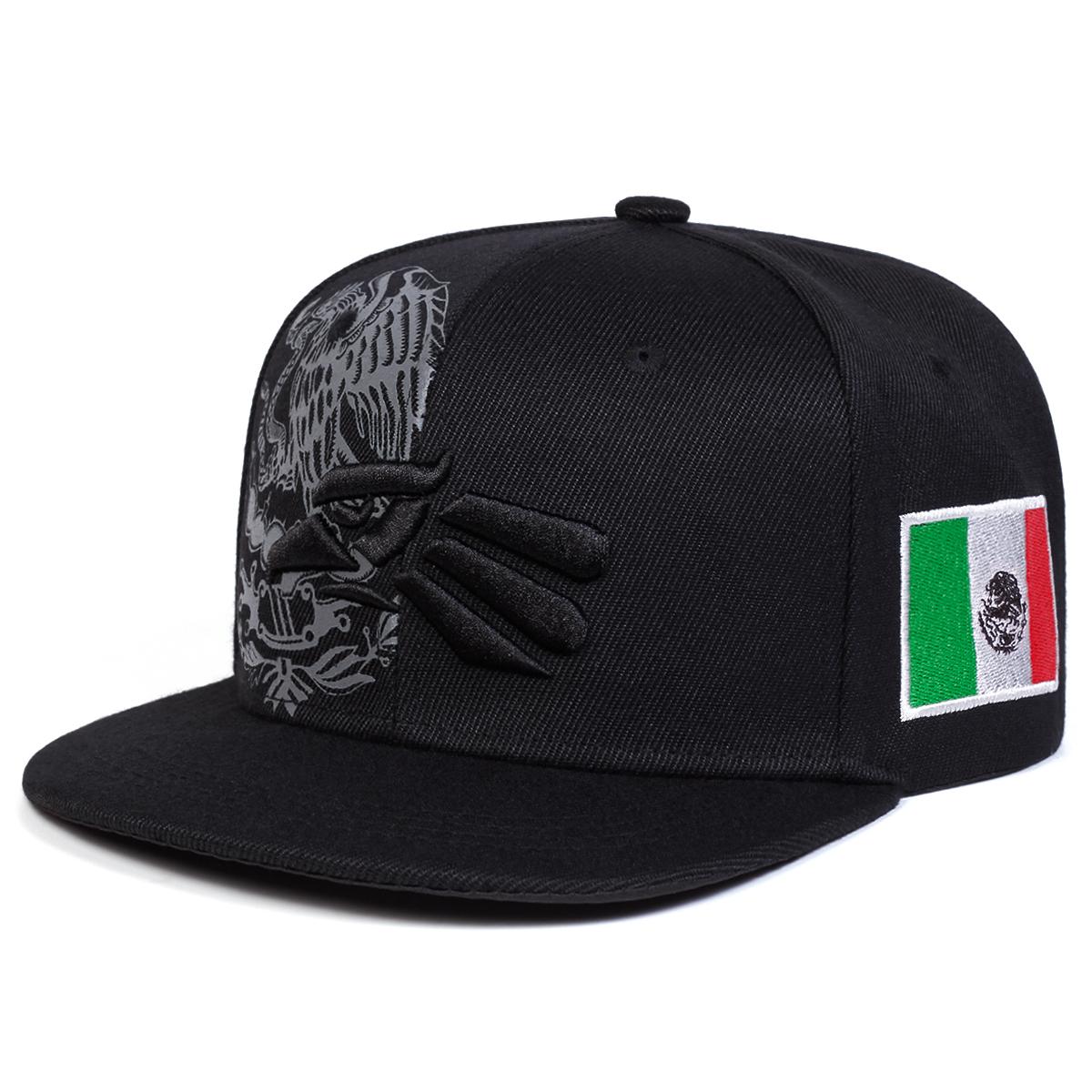 

Unisex Eagle Embroidery Hip-hop Hats Spring and Autumn Outdoor Adjustable Casual Baseball Caps Sunscreen Hat Sports Cap чорний
