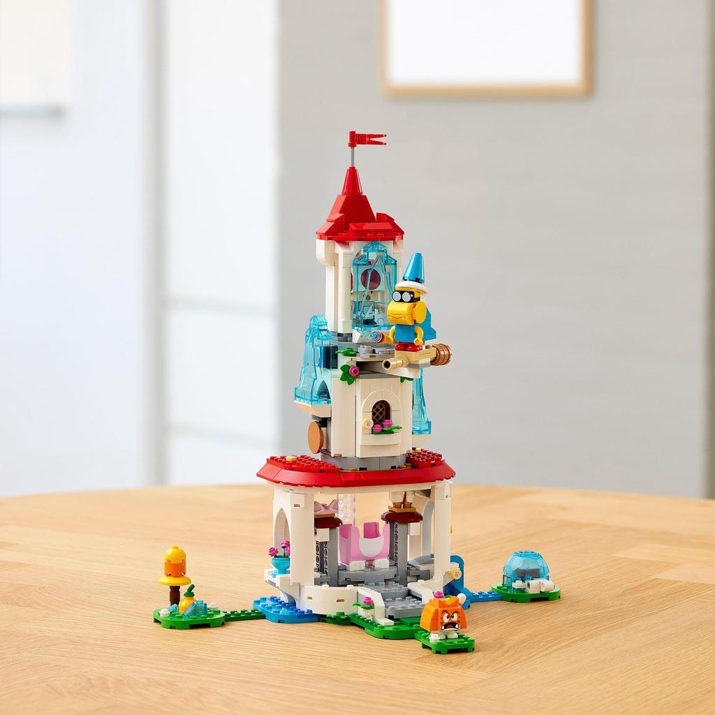 LEGO Super Mario Cat Peach Power-Up and Frozen Tower Challenge 71407, Toy, Building Blocks, Gift, Video Game, Boys and Girls, Ages 7 and Up