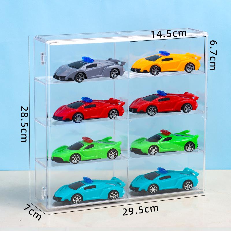 Acrylic Display Stand for Toy Car Models (Fits Tomica & Hot Wheels)