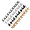 40Pcs Iron On Patches Rhinestones Star Pattern Delicate Decorative Cloth Patches 4 X 4cm