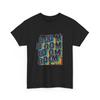 Boom Boom Retro Repeat Tee | Colorful 70s Style Vibe Graphic T-Shirt, Cool Shirt