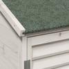 Garden Shed White 106 x 56 x 113.5 cm Solid Spruce Wood