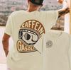 Caffeine & Gasoline Graphic Cotton T-shirt Unisex Men Women Summer Luxury Brand Tops Short Sleeve Classic Fashion Tee Essentials