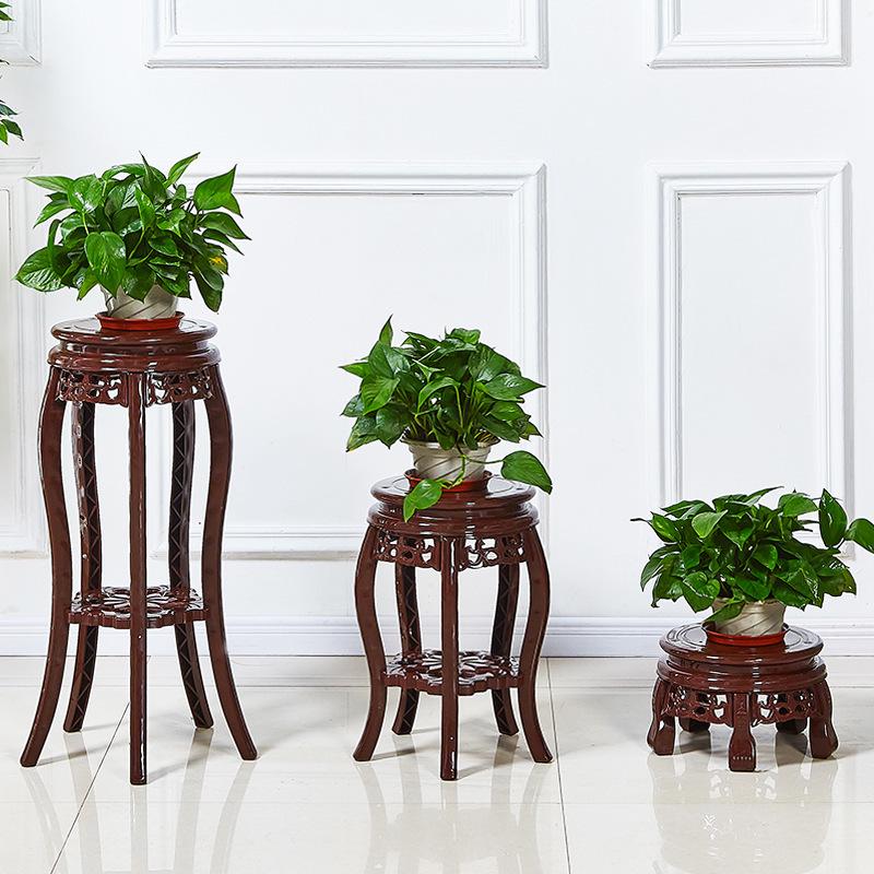 Chinese Style Multi-Layer Flower Stand for Living Room or Balcony, Plastic Pothos Rack