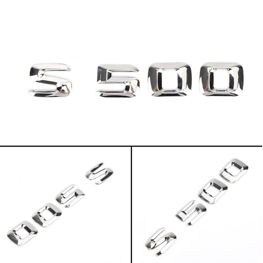 Heckklappenemblem Plakette Namensschild Aufkleber Buchstaben C350 E200 E320 E350 E500 S500 S600 S63 Passend für Mercedes Benz 2014-2015