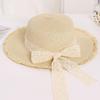 Women's Wide Brim Straw Sun Hat - Foldable Beach & Vacation Hat