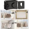 Non Sagging Retractable Clothesline Wall Mounted Telescopic Clothes Hanger  Bathroom